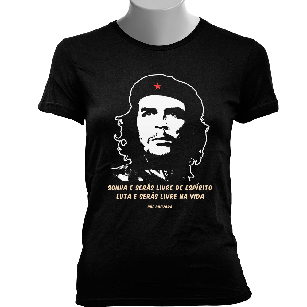 CAMISETA DE MANGA CURTA CHE GUEVARA PRETA – Armazem do Campo On-Line