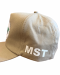 BONÉ MST - BEGE - COM LOGO MST EM SILK FRENTE - ESCRITO EM BRANCO NAS LATERAIS