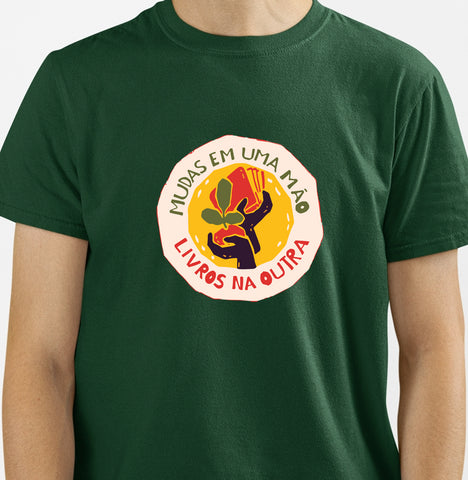 Camiseta Livros e Mudas