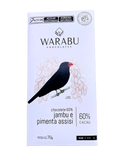 CHOCOLATE WARABU 60% ORGÂNICO CACAU - JAMBU E PIMENTA ASSISI