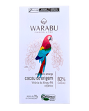 Chocolate WARABU Orgânico 82% Cacau Amargo Cacau De Origem Vitória Do Xingu – PA
