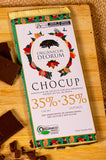 CHOCOLATE 35%  DE CACAU E CUPUAÇU ORGÂNICOS DEORUM 80G