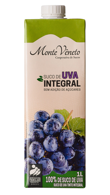 SUCO DE UVA INTEGRAL TETRAPAK MONTE VENETO