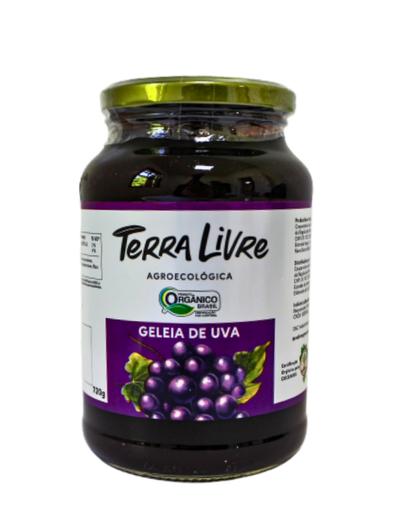 GELEIA DE UVA ORGÂNICO TERRA LIVRE
