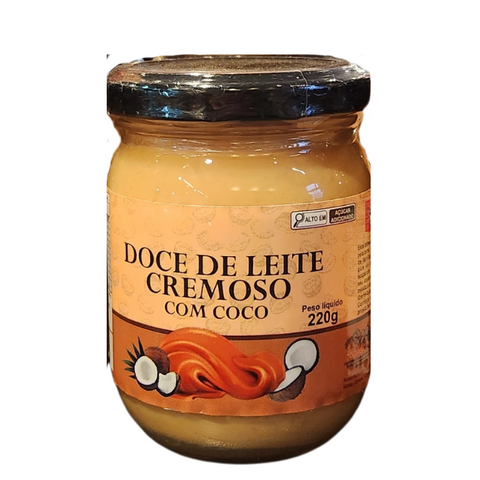 DOCE DE LEITE CREMOSO COM COCO COOPERMATAS - 220g