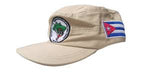 QUEPE BEGE MST BORDADO - Lateral bandeira Cuba e Brasil bordados
