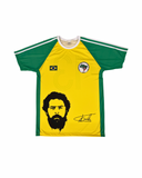 CAMISETA AMARELINHA LULA E MST 100% POLIÉSTER P