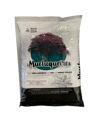 CAFÉ 100% ARÁBICA MUCHOQUEIRO MOÍDO 500G