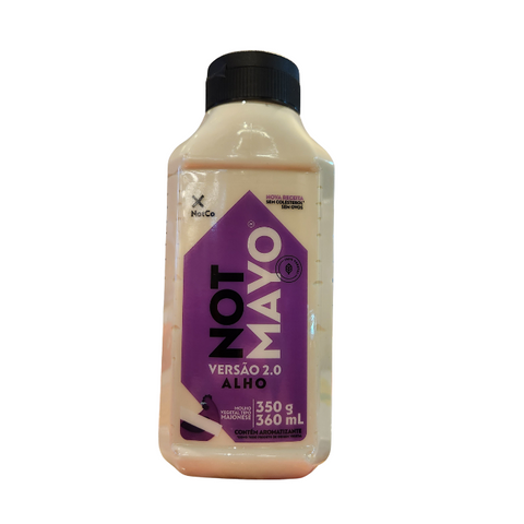 NOT MAYO MOLHO VEGETAL TIPO MAIONESE VERSÃO ALHO NOTCO - 360ml