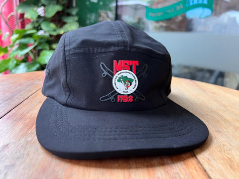 BONÉ MOVIMENTO RADICAL PRETO - FEDERAÇÃO PAULISTA DE SKATE + MST