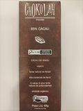 CHOCOLATE 85% ORGÂNICO CHOKOLAH 68G