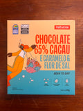 CHOCOLATE 65% CARAMELO FLOR SAL BEAN TO BAR NATUCOA 60G