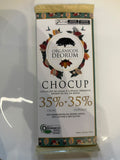 CHOCOLATE 35%  DE CACAU E CUPUAÇU ORGÂNICOS DEORUM 80G