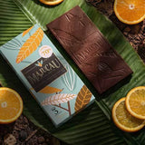 CHOCOLATE 70% CACAU COM RASPAS DE LARANJA 70G