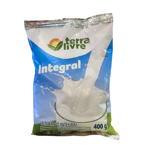 LEITE EM PÓ INTEGRAL TERRA LIVRE 400g