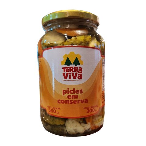 PICLES EM CONSERVA TERRA VIVA - 560g