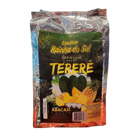 TERERÉ PREMIUM SABOR MENTA E ABACAXI RAINHA DO SUL - 500g