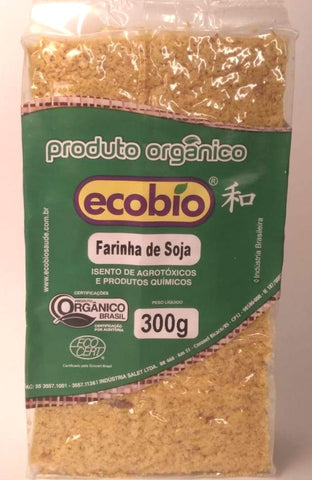 FARINHA DE SOJA A VÁCUO ORGÂNICA ECOBIO 300G