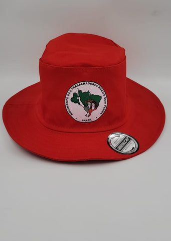 CHAPEU MALANDRINHA VERMELHO