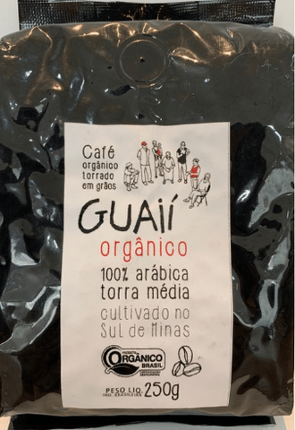 CAFÉ GUAIÍ ORGÂNICO TORRADO E MOÍDO
